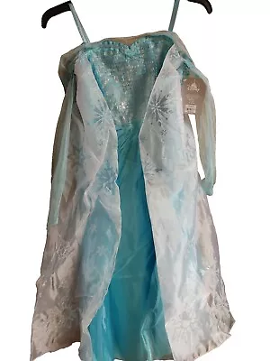 Chasing Fireflies Disney Elsa Deluxe Ultimate Costume Dress Frozen SZ 13 NEW • $29.99