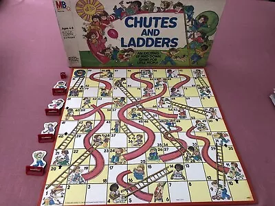 Vintage Original 1978 CHUTES AND LADDERS Board Game Milton Bradley • $9.99