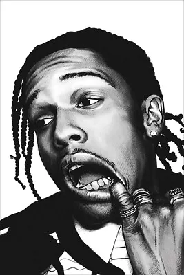 Rocky Prints Singer Star Rapper Asap Rocky Music Wall Art Home - POSTER 20x30 • $23.99