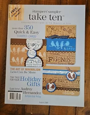 Take Ten Stamper's Sampler Creating Great Cards In 10 Minutes Autumn 2009 • £3.21