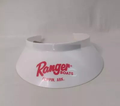 Vintage Sun Visor From The 1980s For Ranger Boats Flippin Arkansas Red & White • $5.99