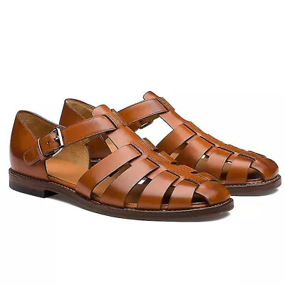 Mens Fisherman Sandals In Brown. New - Size 9 (43) • £35