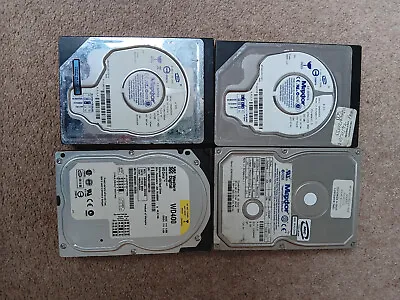 4x IDE Maxtor Vintage Hard Disk Drives • £18