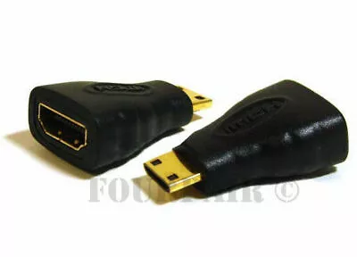 HDMI Female To Mini HDMI Male Type C Adapter Converter Digital Camera Camcorder • $5.22