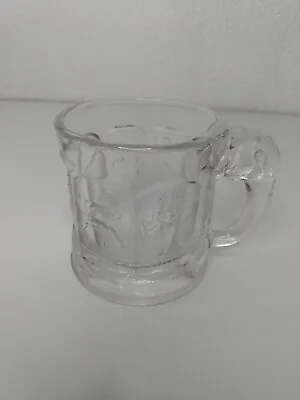 VTG Lenox Mug Cup Imperial Glass Clear Horizon Carnival Storybook Nursery Rhyme • $12.99