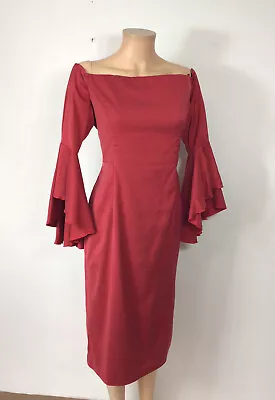 Le Chateau Elvira Red Dress Womens XL • $35