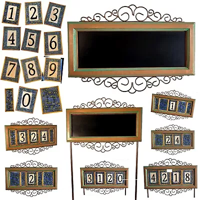 Grasslands Road Decorative Address Plaques House Numbers Tiles Magnetic Ceramic • $9.95