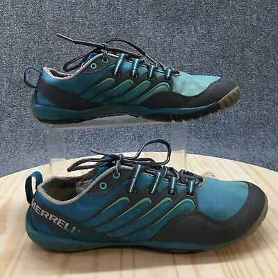 Merrell Shoes Womens 9 Lithe Glove Castle Rock Sneakers Blue Round Toe J68788 • $33.99