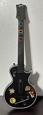 XBOX 360 Wireless Gibson Les Paul Guitar Hero Controller Red Octane AS-IS • $49.99