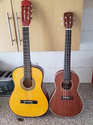 2 X Childrens Acoustic Guitars. No Reserve! • £4.20