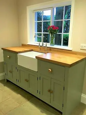 £1350 • Buy Kitchen Unit With 600mm Belfast Sink (Taps Not Included)