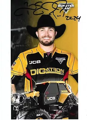 2024 Monster Jam Truck Series Driver Tristan England 5x7 Photo Autographed • $8