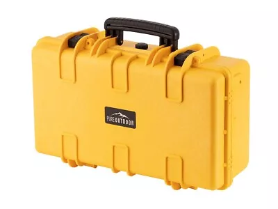 Monoprice Weatherproof Hard Case 22in X 14in X 8in Yellow W/ Customizable Foam • $74.99