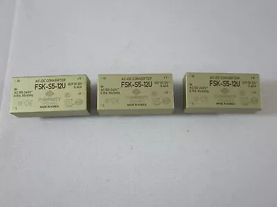 $28 • Buy *new* (lot Of 3) V-infinity Fsk-s5-12u Ac-dc Converter