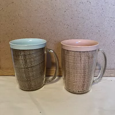 Vintage Raffia Ware Coffee Mugs • $8.99