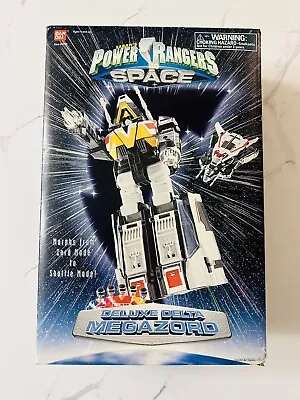 Power Rangers In Space Deluxe Delta Megazord Bandai 1998 Vintage Complete W/ Box • $34