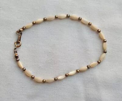 Avon 1984 Vintage Genuine Mother Of Pearl Bracelet 8.25  • $5.99