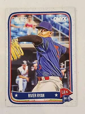 RIVER RYAN 2024 Onyx Vintage BASE CARD #OVRIRY Dodgers • $1.79