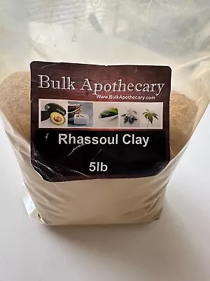 Rhassoul Moroccan Clay Powder 100% Pure Natural Hair Face Body Mask 5 Lbs Sealed • $38