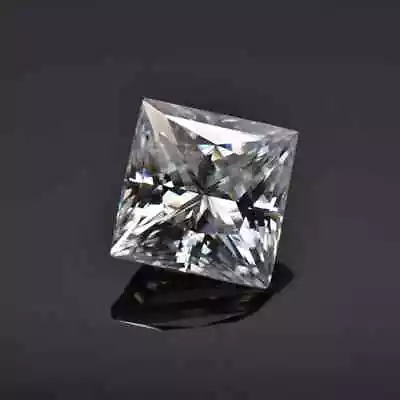 Moissanite Loose Stone Princess Cut D Color VVS Loose Test Pass Diamond With GRA • $63.99