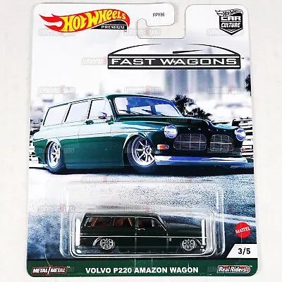 Hot Wheels VOLVO P220 AMAZON WAGON - Fast Wagons - Car Culture 1:64 Mattel GRJ64 • $8.17