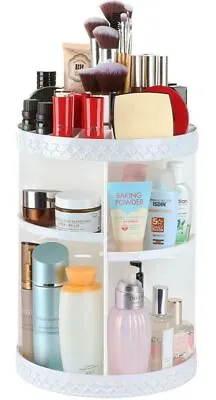 $26.39 • Buy 360 Degree Makeup Storage Box Case Rotating Cosmetics Jewelry Organizer Holder
