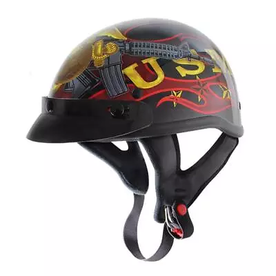 U.S. Marines Motorcycle Half Helmet • $91.95