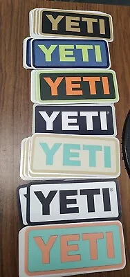 YETI Authentic Decal Sticker - 7 Colors! 4 X1.75  • $1.69