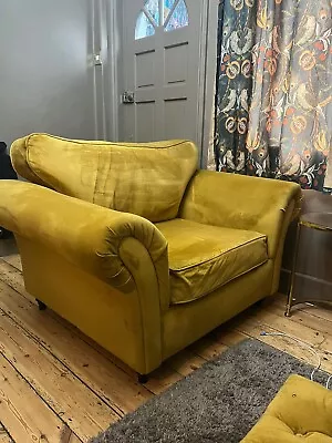 Mustard Large Arm Chair • £30