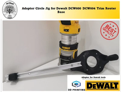 £29.99 • Buy Adaptor Router Circle Cutting Jig Milling Circle Groove For Dewalt DCW604