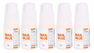 THE EDGE NAIL GLUE 3g Gram UV GEL ACRYLIC NAILS STRONG FALSE ADHESIVE For Tips • £2.99