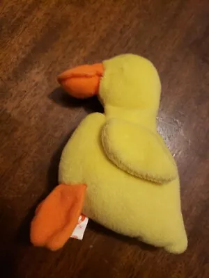 Quackers - Ty Beanie Babies - *Rare* 2nd Tush Tag  • $18.95