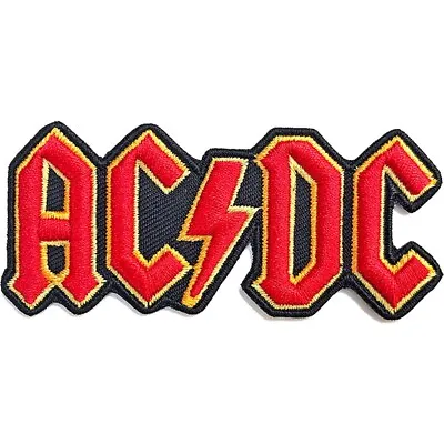£4.29 • Buy Officially Licensed ACDC Red Logo Iron On Patch- Music Rock Band Patches M159