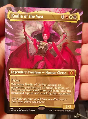 Kaalia Of The Vast - Extended Art Box Topper - Mint - Double Masters - Magic MtG • $58.84