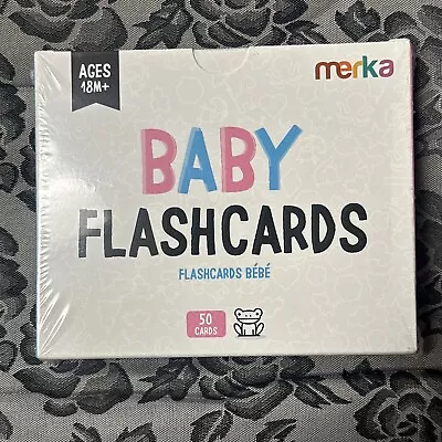 Merka Baby Infant Learning Flash Cards 50 Cards For Ages 18+ Months Sealed • $12.99