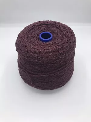 1000 Gram Cone (98%Wool)Damson Shade Boucle. Chunky Thickness.1.0nm. • £24.99