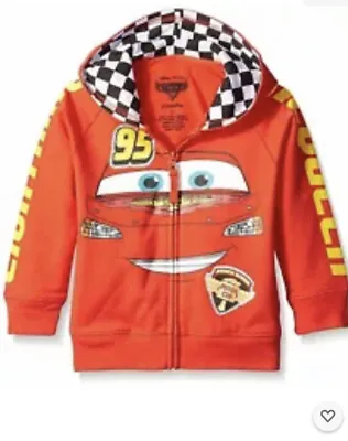 £15.68 • Buy Disney Boys' Cars '95 Hoodie Red Best Gift Size 4T