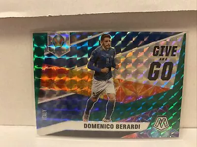 2021 Mosaic UEFA Euro 2020 Italy GREEN GIVE And GO Domenico Berardi • £1.99