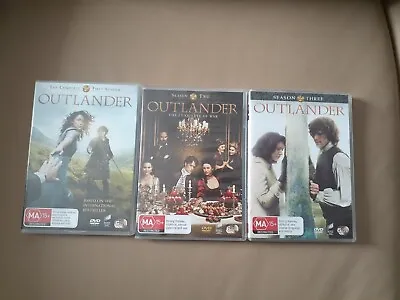 $20 • Buy Outlander TV Series DVD Seasons 1 2 3 Region 4 PAL 17 Discs Time Travel WWII