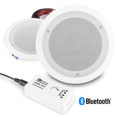 £95.99 • Buy CSSG In-Ceiling Speakers And Bluetooth Amplifier Home Audio Music System 6 