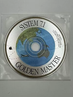 Vintage Macintosh System 7.1 Golden Master CD CD-ROM 1992 • $19.95