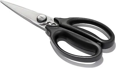 OXO Kitchen Scissors Good Grips Herb Stripper Stainless Steel Cushioned • £32.30