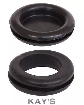 Rubber Open / Closed Grommet - Blind Cable Hole Blanking Wiring Grommets 20/25mm • £14.15