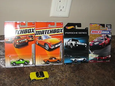 Hot Wheels Matchbox 1971 VW Porsche 914-6 Lot Of 5 Car Culture '71 Yellow   • $89.99