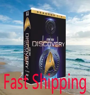 Star Trek Discovery The Complete Series Seasons 1-4 DVD 16-Disc USA FAST SHIP • $25.50