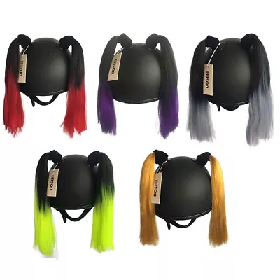 2pcs Pigtails For Motorcycle Helmet Ponytail Bicycle Helmet Pigtails/Hair • $20.88