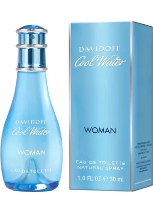 Davidoff Cool Water Woman 30ml Edt Spray - New Boxed & Sealed - Free P&p - Uk • £17.99