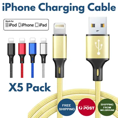 $4.50 • Buy USB Charging Charger Cable Cord For Apple IPhone 14 13 12 11 Pro Max XR 7 8 IPad