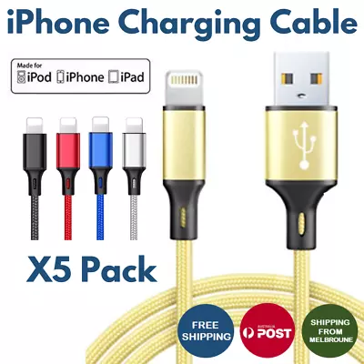 $4.50 • Buy USB Charging Charger Cable Cord For Apple IPhone 14 13 12 11 Pro Max XR 7 8 IPad