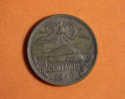 1946- Estados Unidos Mexicanos 20 Centavos #P12877 • $2